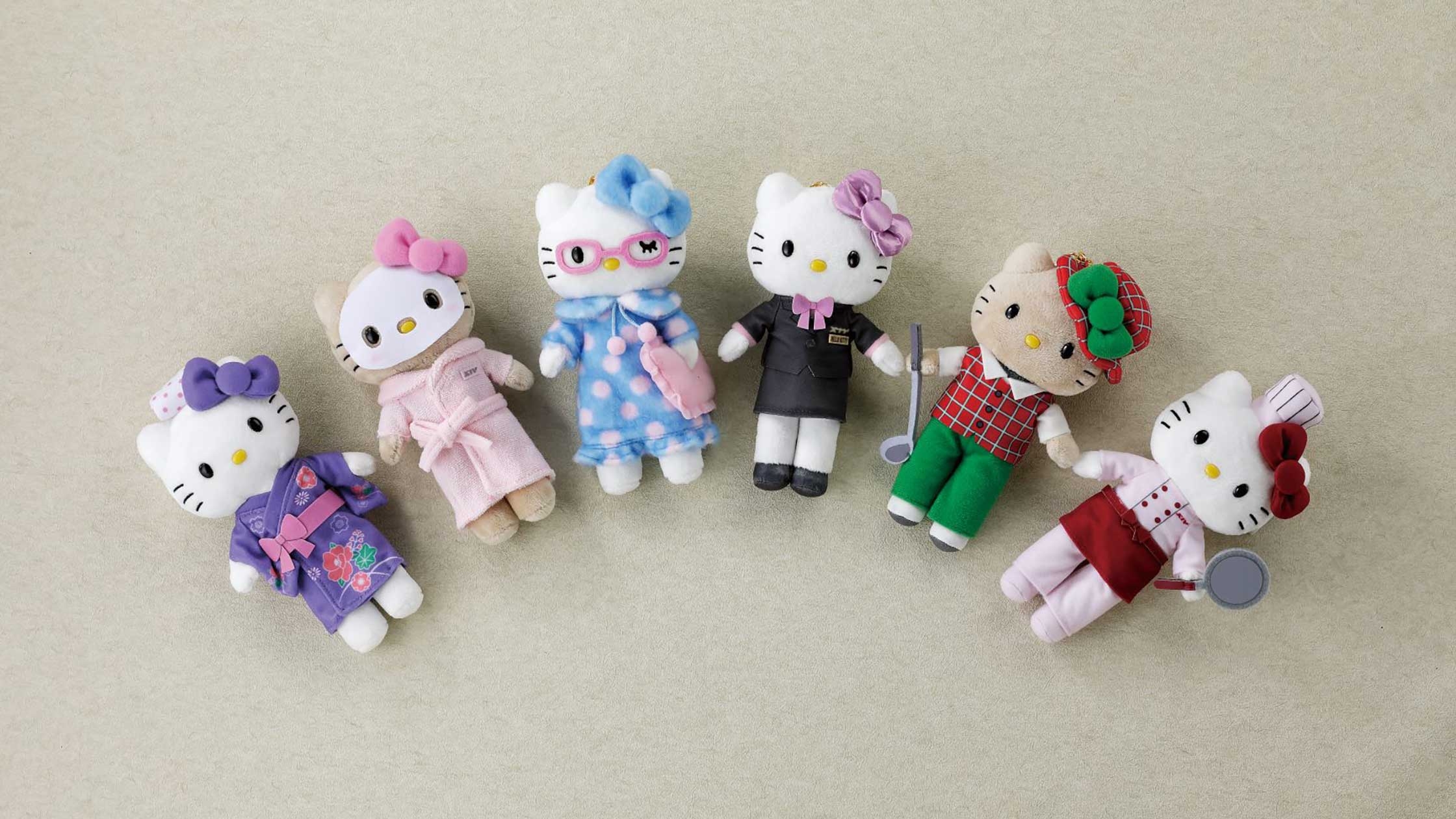 エクシブ　XIV　ハローキティ　ハローキティー　ハワイ　ぬいぐるみ　2個セット ハワイ限定 日焼けキティ ぬいぐるみ2つ エクシブ XIV ハローキティ